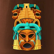 Mayové maska s pyramidou