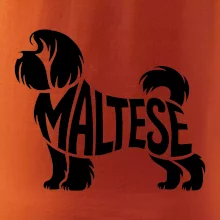 Maltézský psík nápis v těle