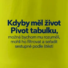 Kdyby měl život pivot tabulku