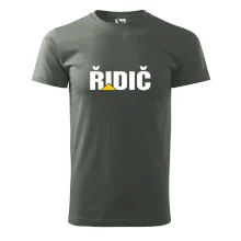 Řidič nápis Řidič nápis
