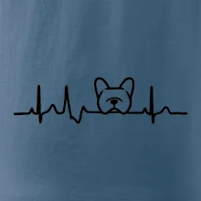 EKG Francouzský buldoček hlava