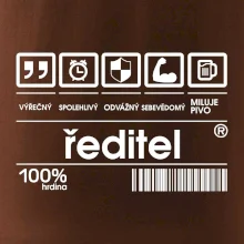 Čárový kód - Ředitel