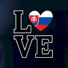 Love Slovenská vlajka
