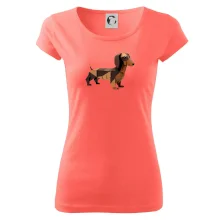 Jezevčík - slepený z papíru