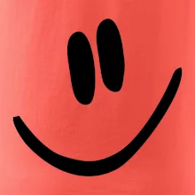 Emoji bez obrysu - usměv