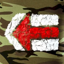 Párová turistická značka  červená