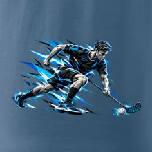 Florbalový sprint v modrých blescích