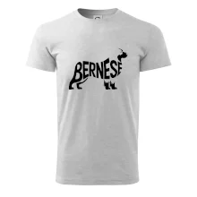 Bernese Mountain Dog nápis v těle