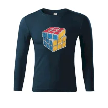 Rubikova kostka kreslená