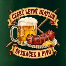 Český letní biatlon špekáček a pivo