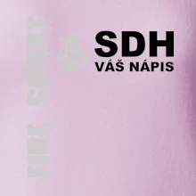 SDH REFLEXNÍ nápis (oheň, firesport, název sboru - vlastní nápis)