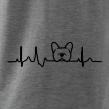 EKG Francouzský buldoček hlava