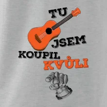 Tu kytaru jsem koupil kvůli tobě