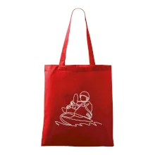 Kajak na vodě jedním tahem