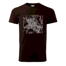 Mapy měst černobílé Ostrava Poruba