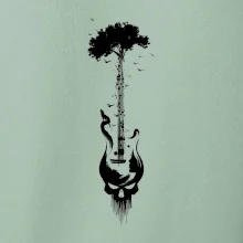 Kytara strom a lebka