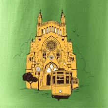 Mallorca - katedrála a tramvaj