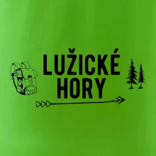 Lužické hory nápis