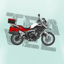 Cestovní enduro červená