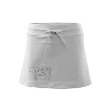 Kráva nákres s názvy