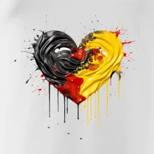 Srdce rozprsknuté - Německé barvy