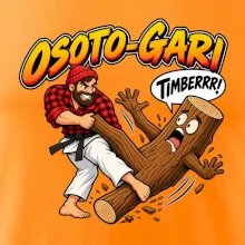 Osoto gari timber judo