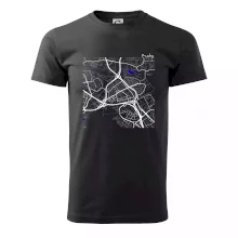 Praha - 14100 mapa s vodními toky