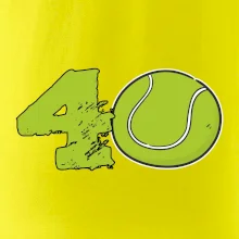 Tenis kulaté narozeniny 40