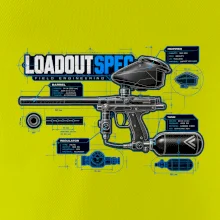 Technický výkres loadout spec paintball