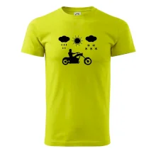 Motorkář za každého počasí - chopper