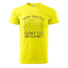 What exactly didnt you understand Chemistry