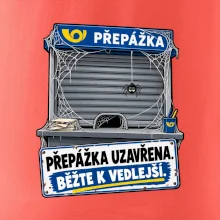 Přepážka uzavřena běžte k vedlejší
