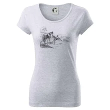 Kůň a hříbě malované