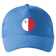 Vlajka Malta kulatá velká