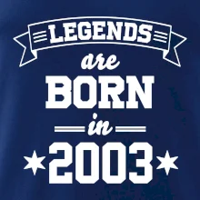 Legends are born in 2003