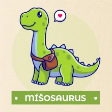 Dinosauří jména - zelený dinosaurus