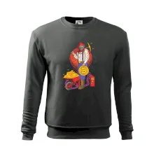 Horník těží bitcoiny