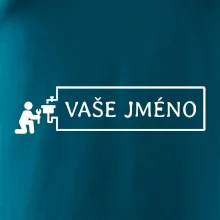Instalatér - jméno v rámečku