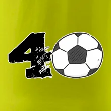 Fotbal kulaté narozeniny 40
