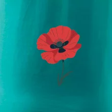 Vlčí mák kreslený velký