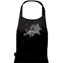 Mapa Evropy - srdce v Ukrajině