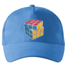 Rubikova kostka kreslená