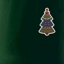 Folklor na prsu vánoční stromek