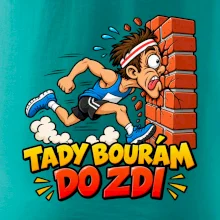 Maratonec tady bourám do zdi