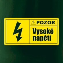 Pozor vysoké napětí
