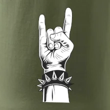 Rock ruka s náramkem