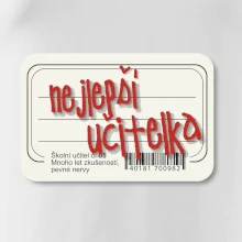 Nejlepší učitelka sešit