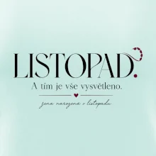 Listopad a tím je vše vysvětleno minimalistický štír