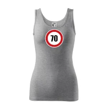 Dopravní značka - omezení rychlosti 70