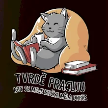 Tvrdě pracuju, aby se kočka měla dobře